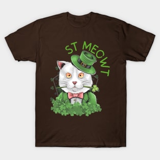 st patrick's day cat hat T-Shirt